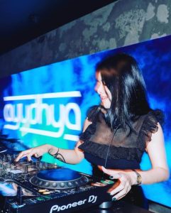 HUSH Senopati woman dj on fire