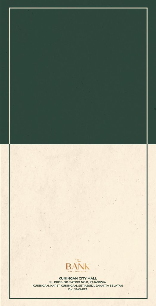 bar the bank menu & drink