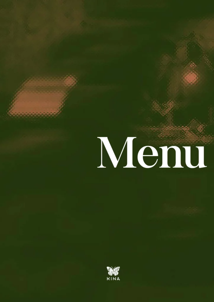 KINA Senopati's Menu