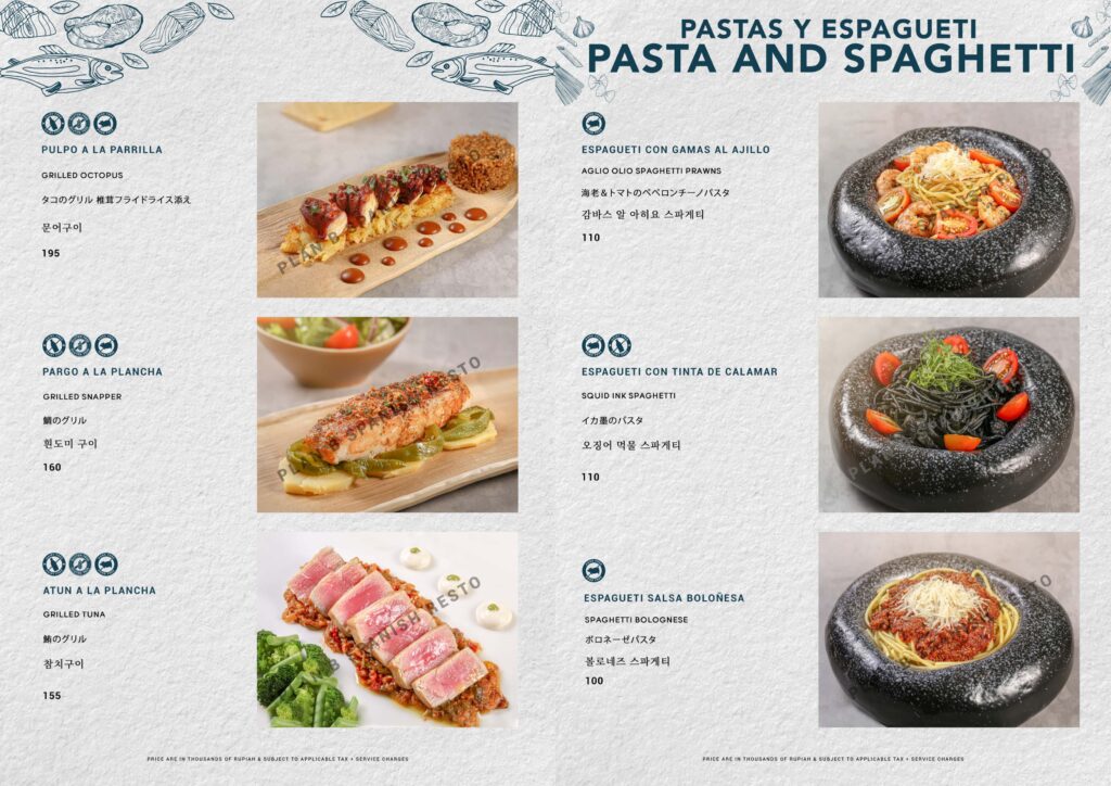 Plan B Menu 2025