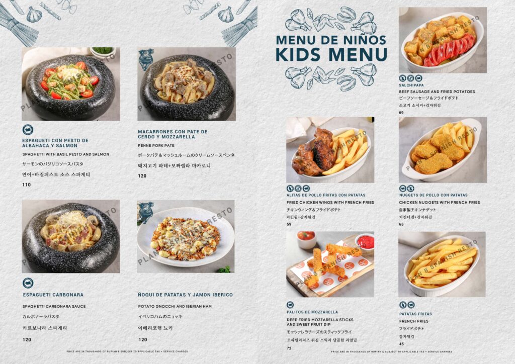 Plan B Menu 2025
