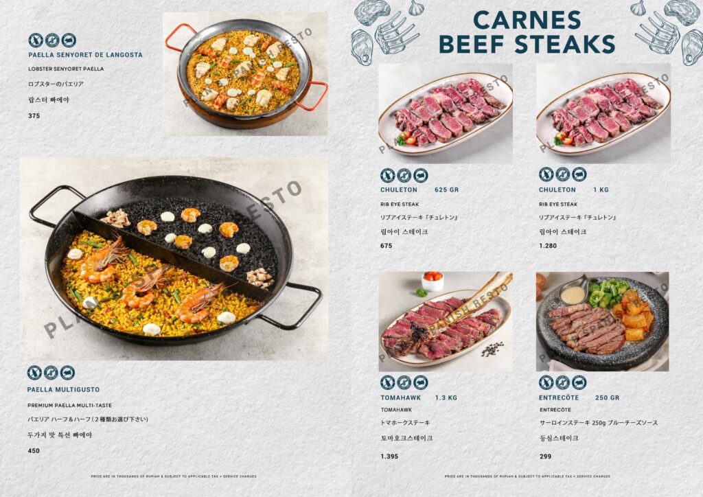 Plan B Menu 2025