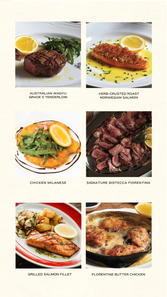 Roma Osteria Menu