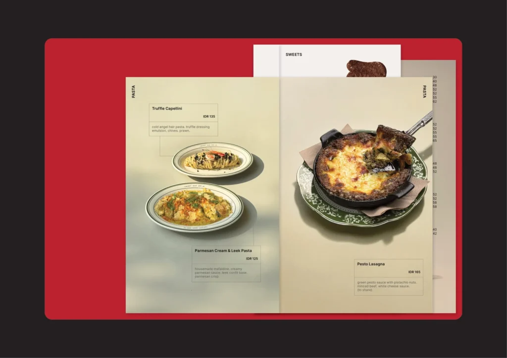Scarlett's Cafe Menu