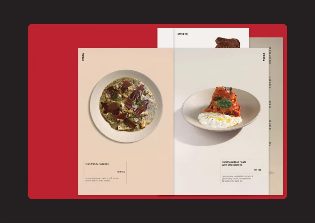 Scarlett's Cafe Menu