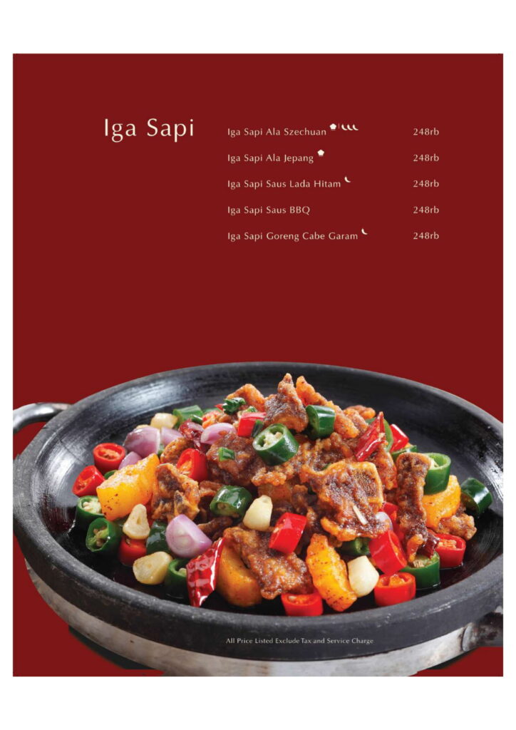 Sentosa Seafood Menu - Senayan