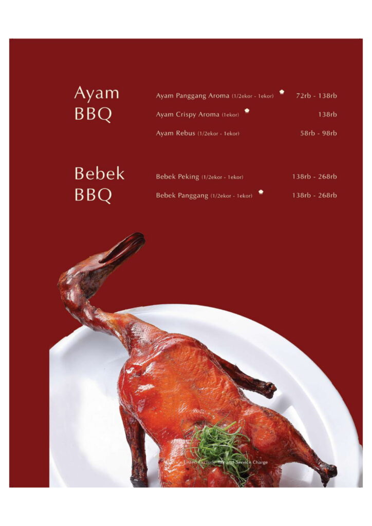 Sentosa Seafood Menu - Senayan