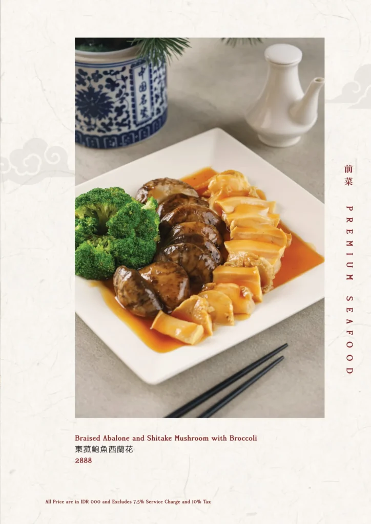 Twelve Chinese Dining Jakarta Menu