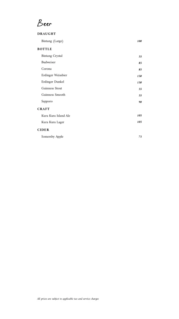 acta bresserie restaurant menu