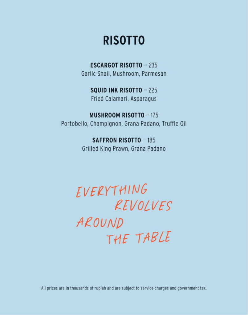 dominica jakarta menu