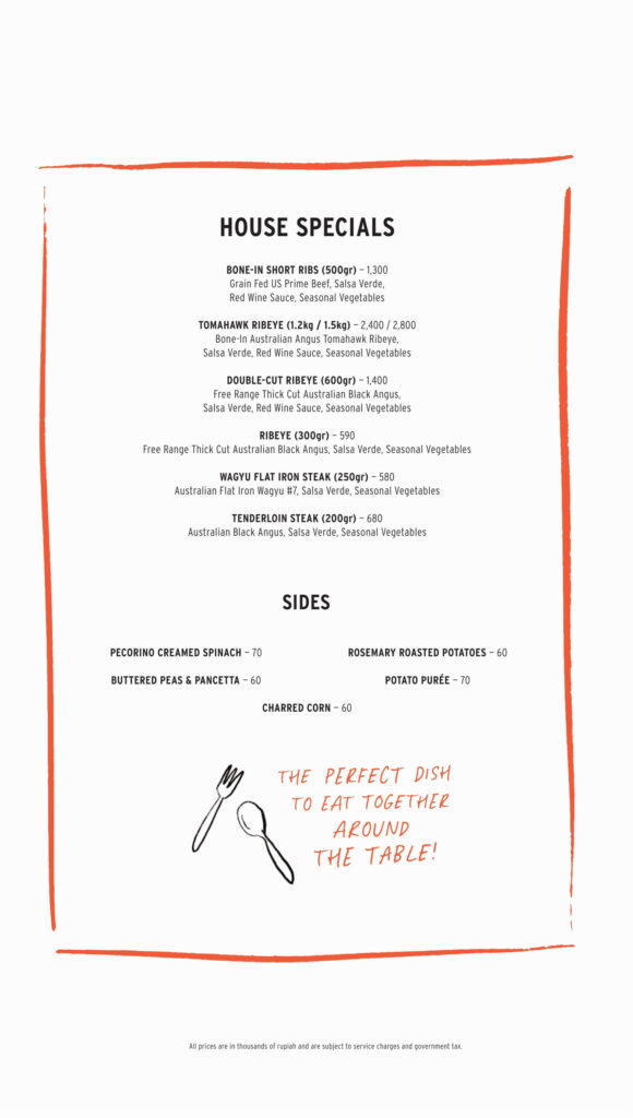 dominica jakarta menu