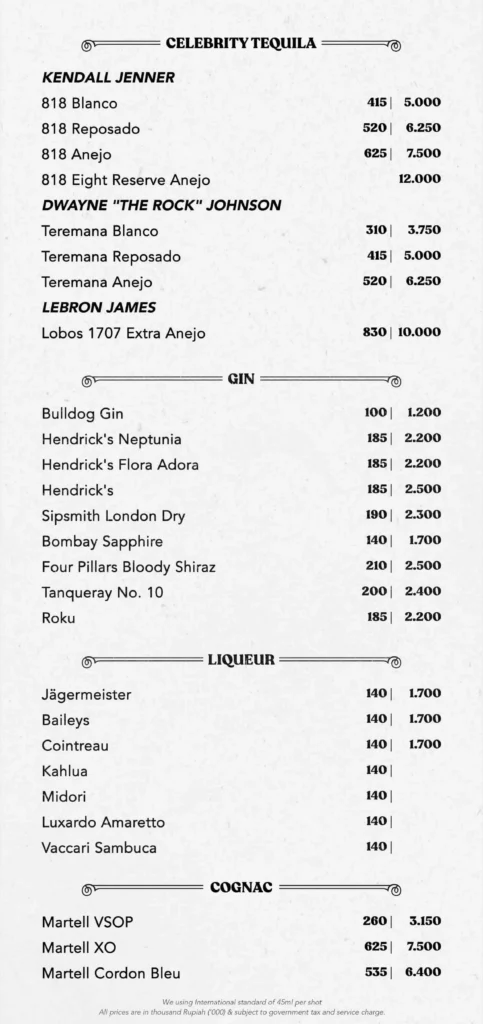 phoenix gastrobar menu