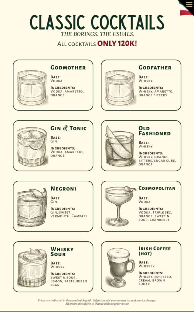 rosi senopati menu