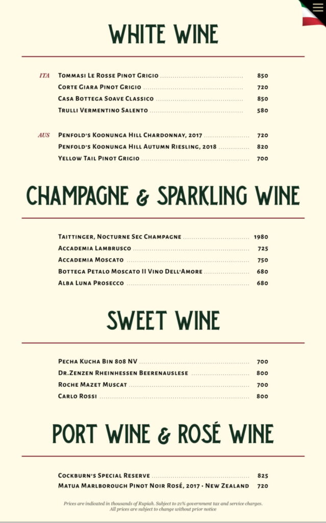 rosi senopati menu