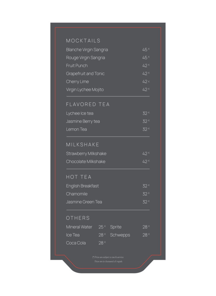 Menu SLAB Wijaya Kebayoran Baru