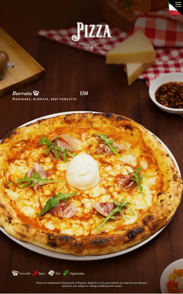 rosa osteria senopati menu