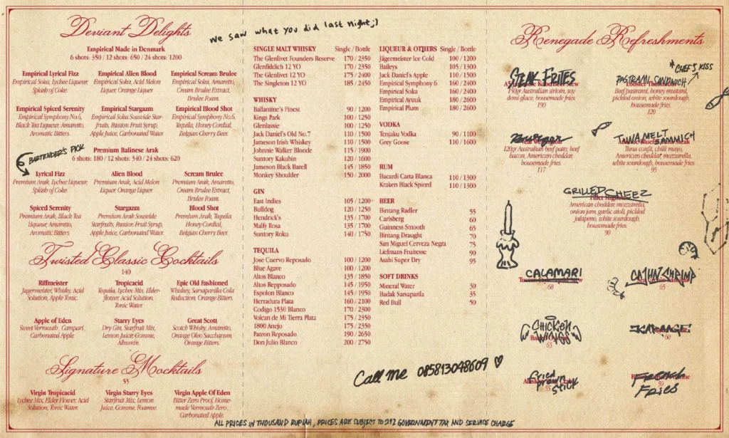 RATATAT JAKARTA MENU