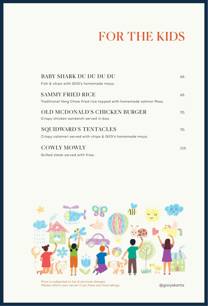 gioi senopati menu