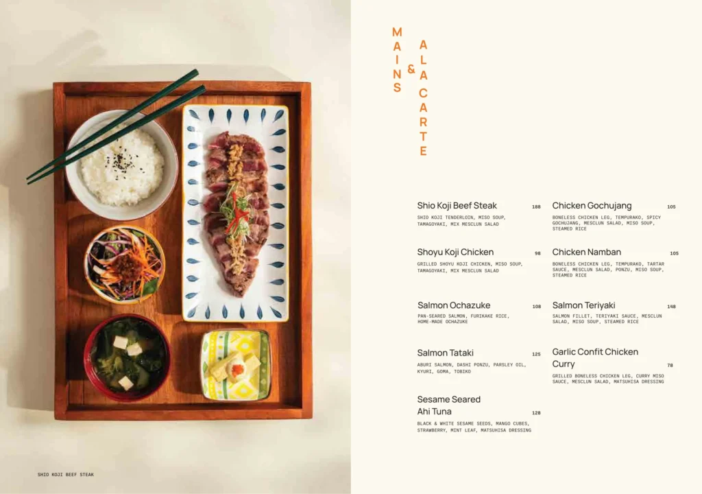 teru jakarta menu
