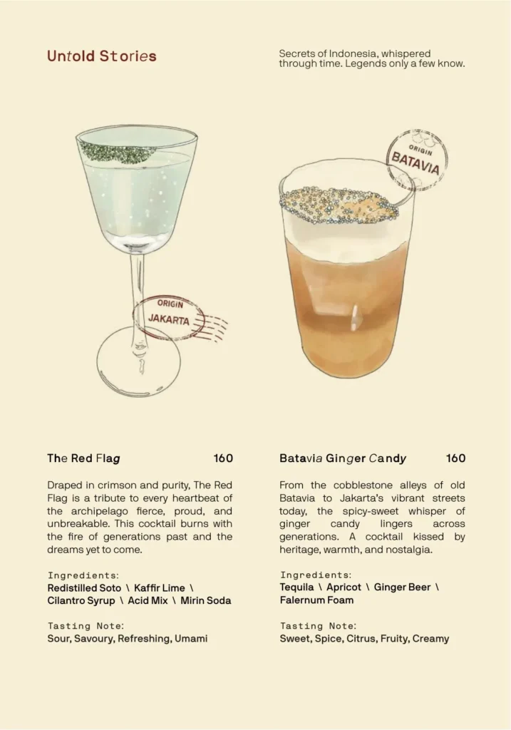 Naaga Signature Cocktails Menu